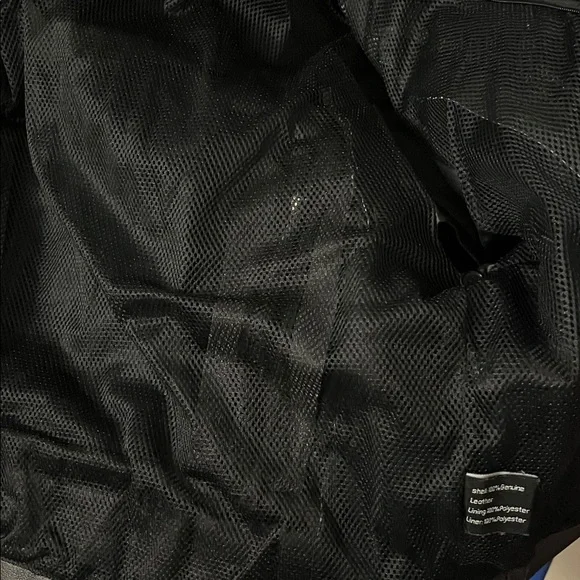 Women's Black Leather Biker Jacket Size: L - Picture 3 of 3